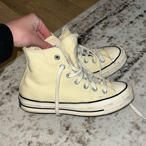 Yellow Chuck Taylor’s